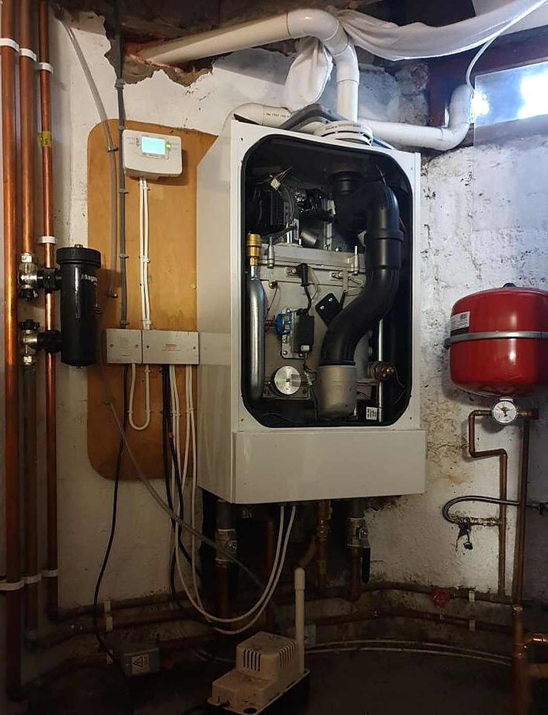 Boiler and Magnaclean filter, Sheffield