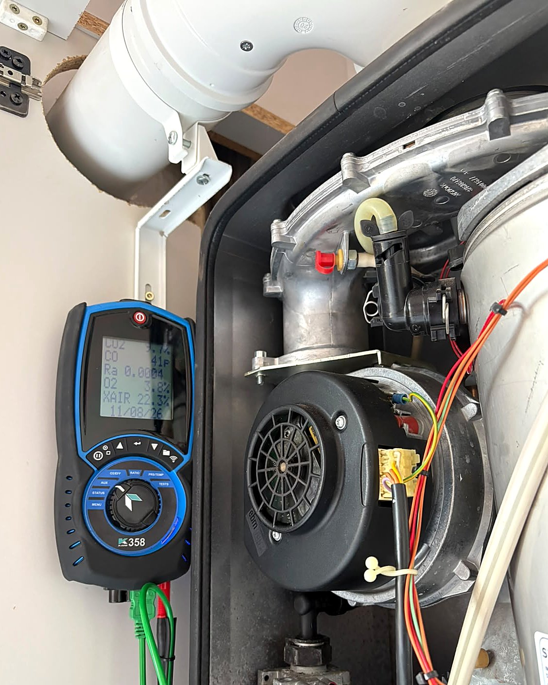 Boiler service and safety check, Sheffield