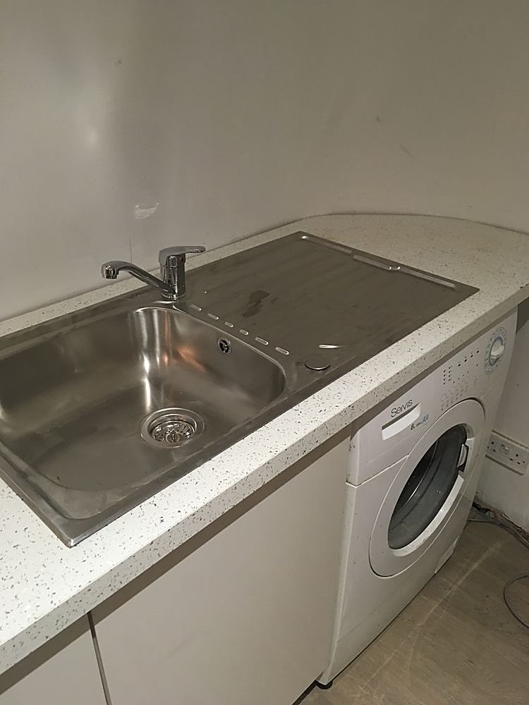 Kitchen sink and tap fitted, Sheffield