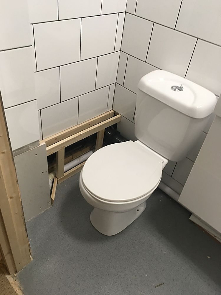 New toilet fitted, Sheffield